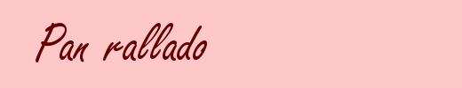 Pan rallado
